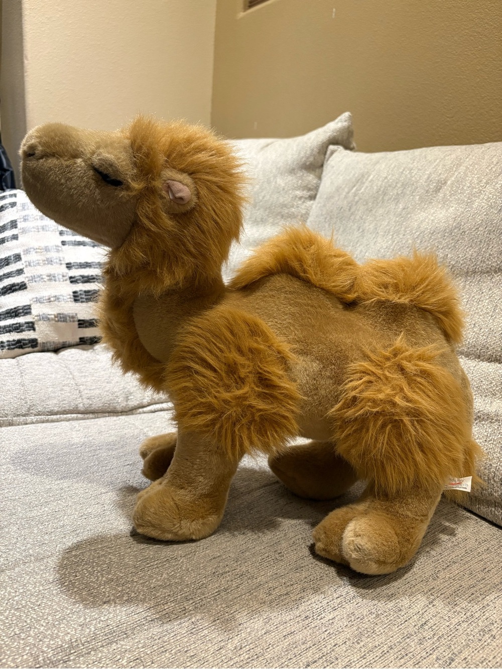 Plush Camel Stuffed Animal - Soft Brown Kids Toy
